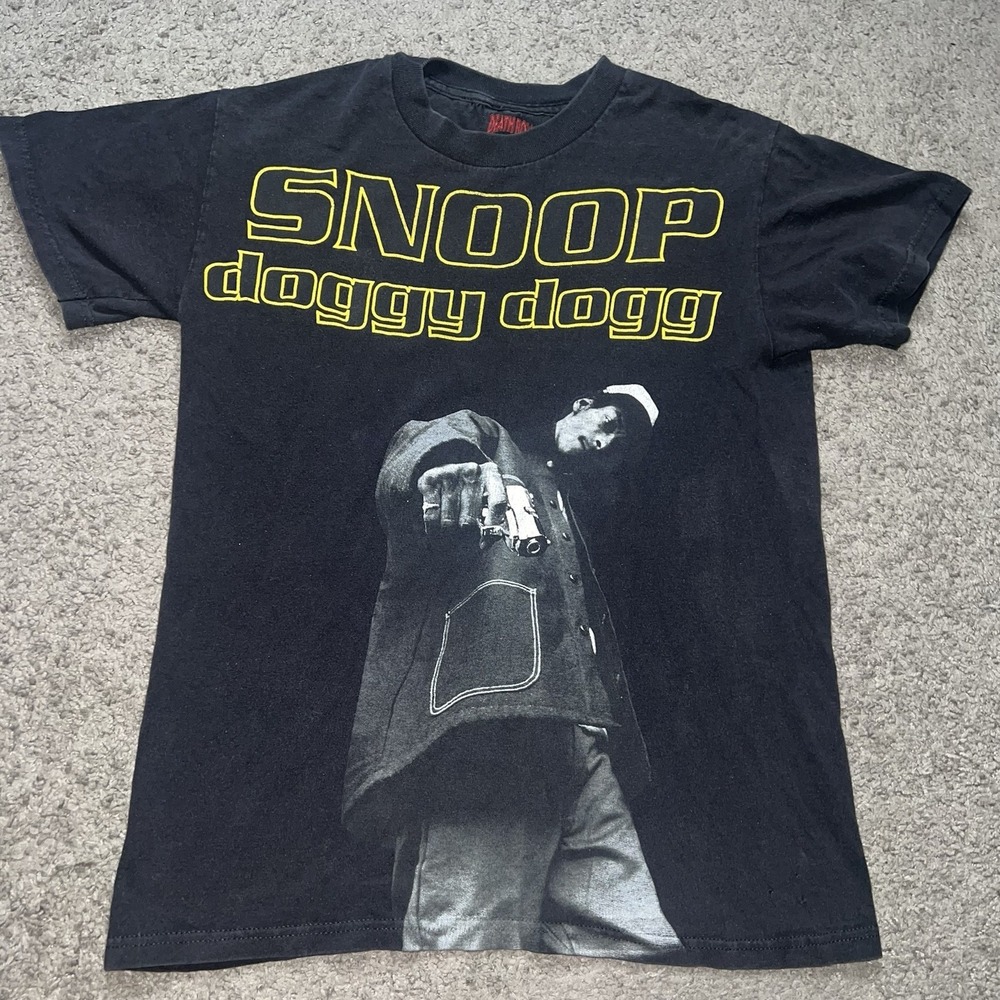 Vintage 2005 Death Row Records Snoop Doggy Dogg Men S Black Graphic Rap T-Shirt